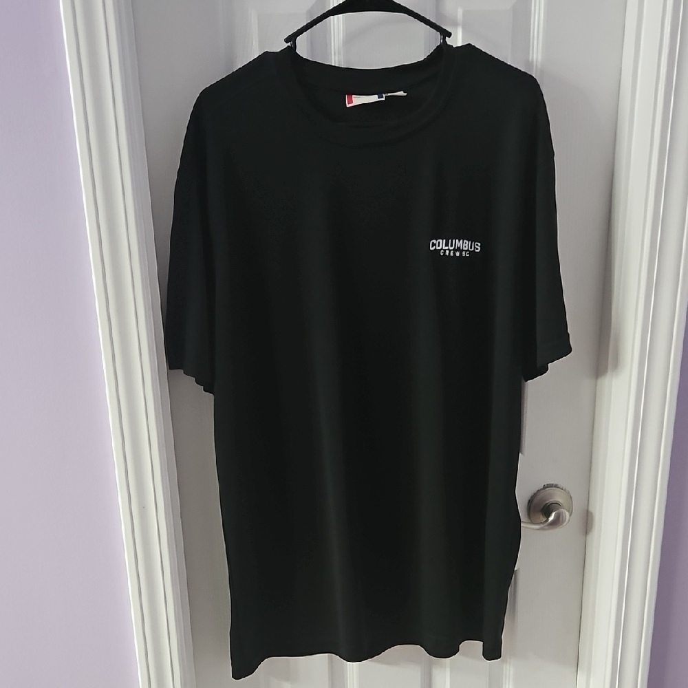 Columbus Crew Black Short Sleeve Tee with Minimal Logo